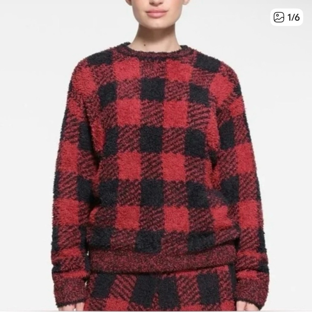SKIMS Unisex Cozy Crew Neck Pullover